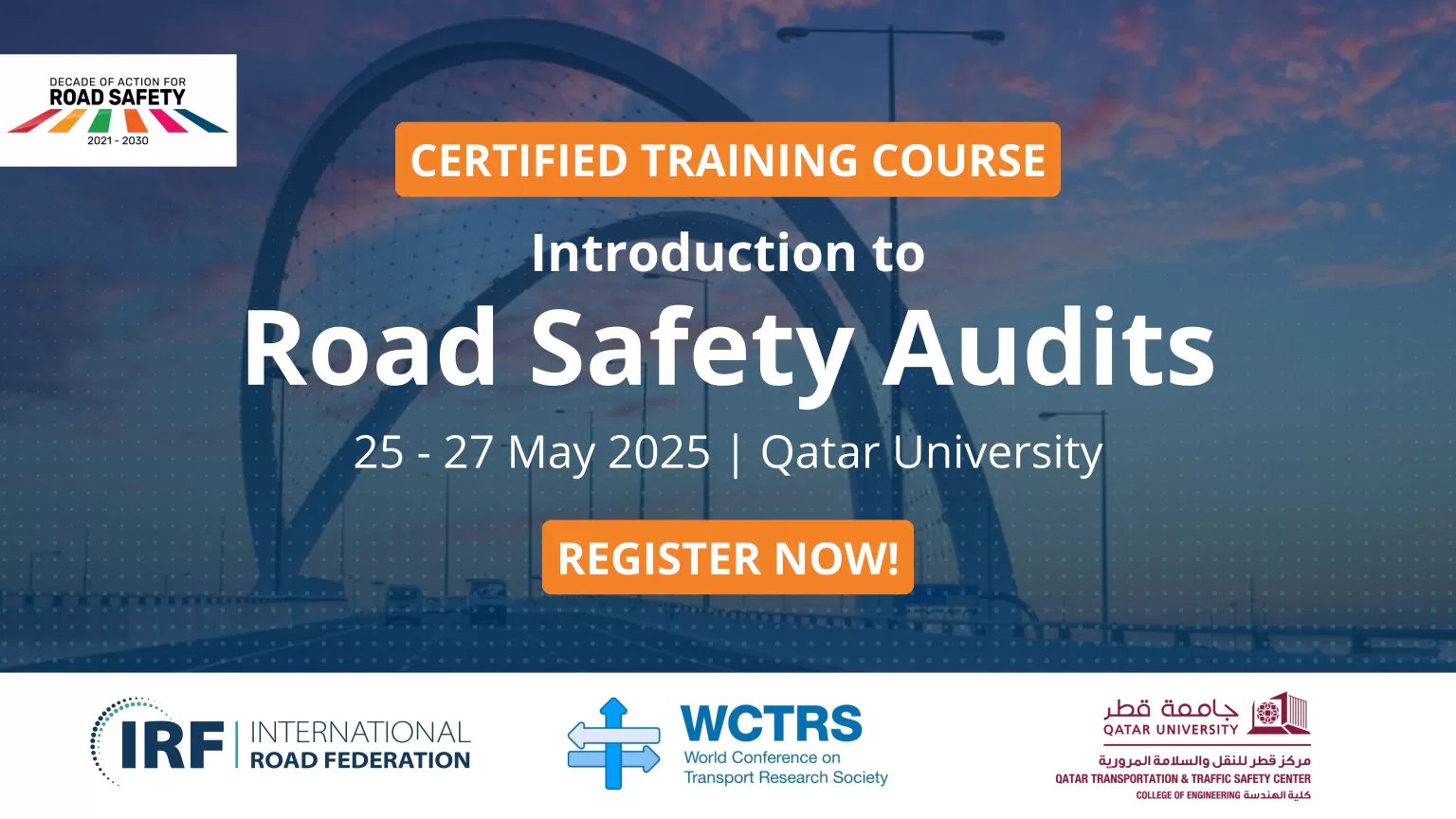 Certified Training Course: Introduction to Road Safety Audits
